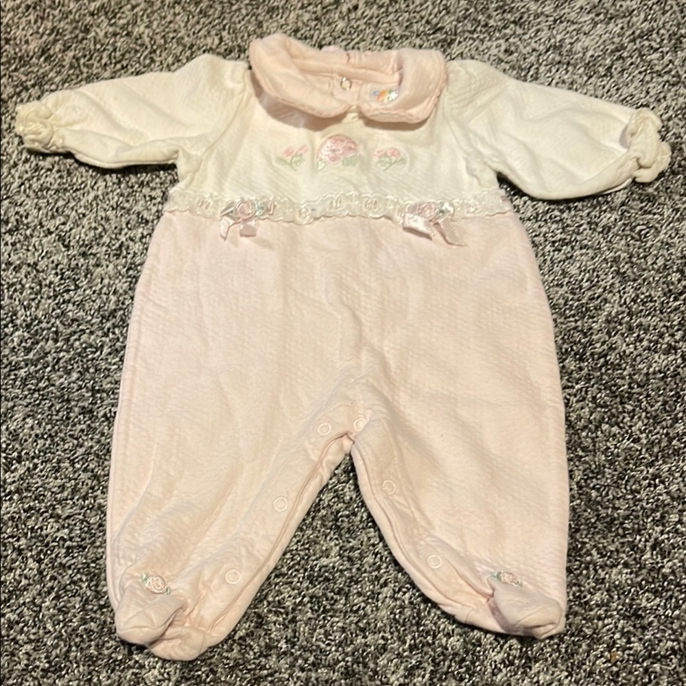Vintage Girls Cotton Club One Piece (3mos.)